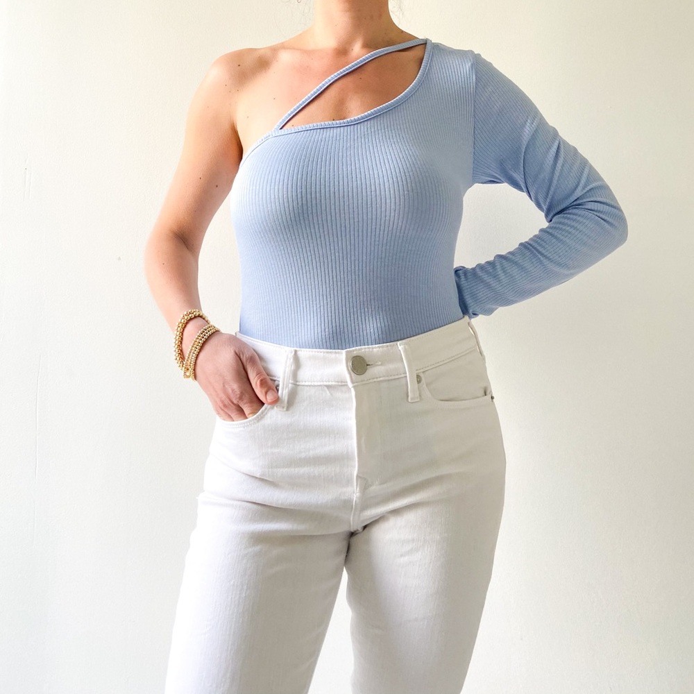 One shoulder bodysuit